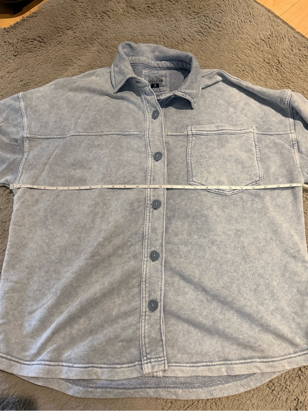 AE Fleece Button Down - Picture 7 of 8